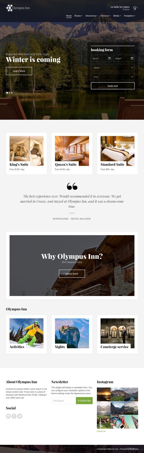 Wordpress 主題推薦:Cssigniter