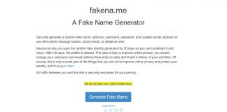 FakeNa.me 隨機產生測試用姓名、住址、電話、信箱等模擬資料