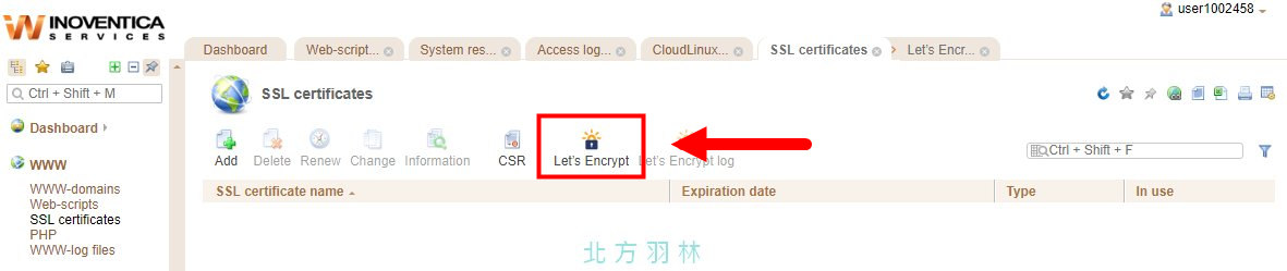 內建免費的 SSL ,安裝也很方便