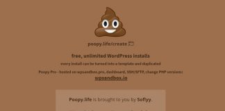 架站工具：Poopy life 超快速建立Wordpress 網站