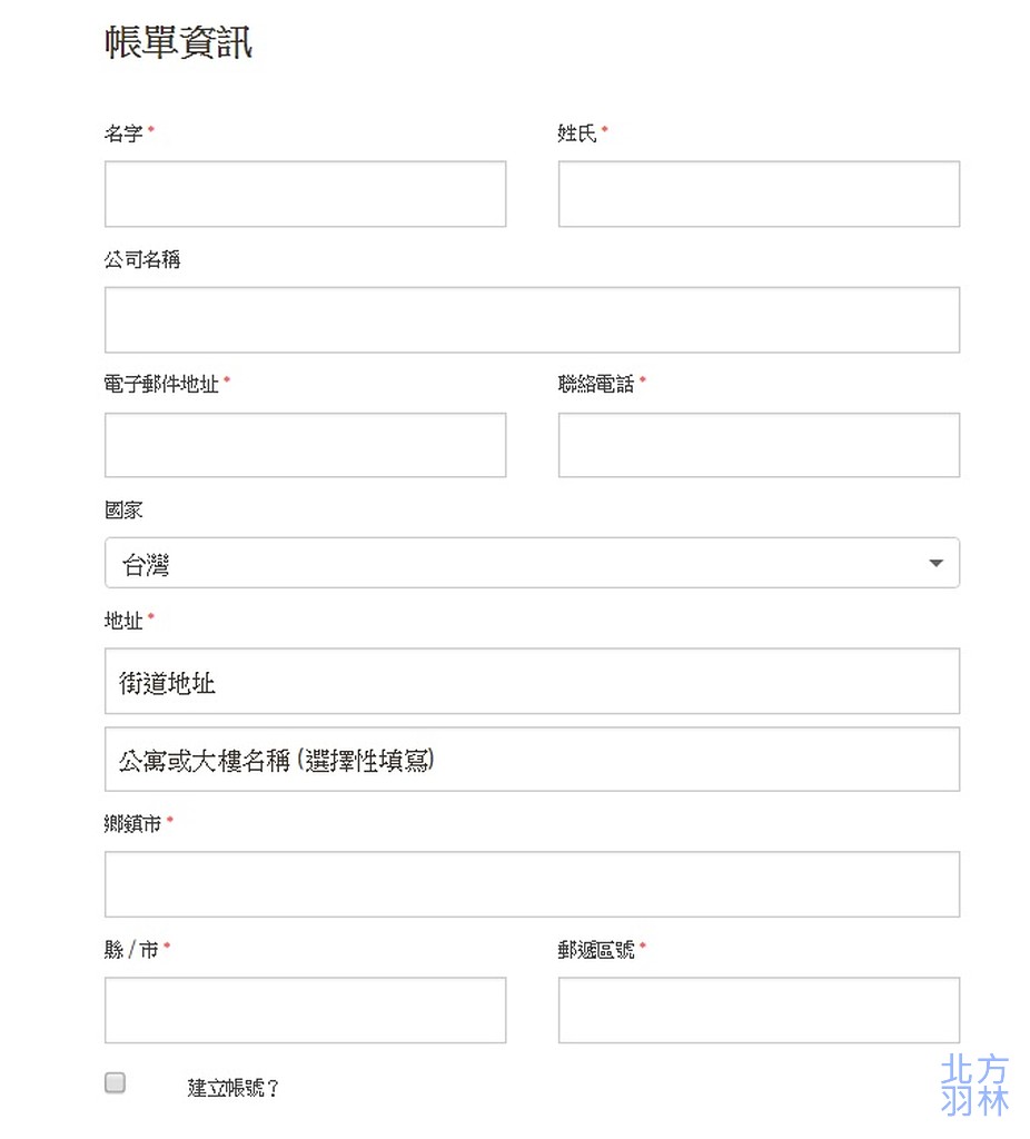 修改Woocommerce 結帳資訊欄位